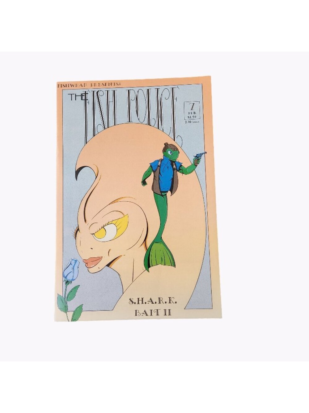 Fishwrap The Fish Police #7 1987 Comic Book Collector Bagged Boarded